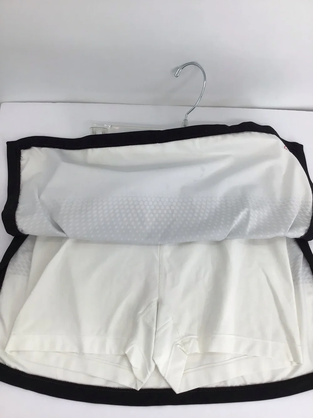 Nike Tennis Pickelball Golf Dri-Fit Skort Athletic Black White Size Medium